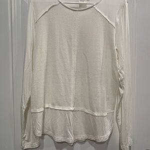 White Crow Cream Textured Blouse